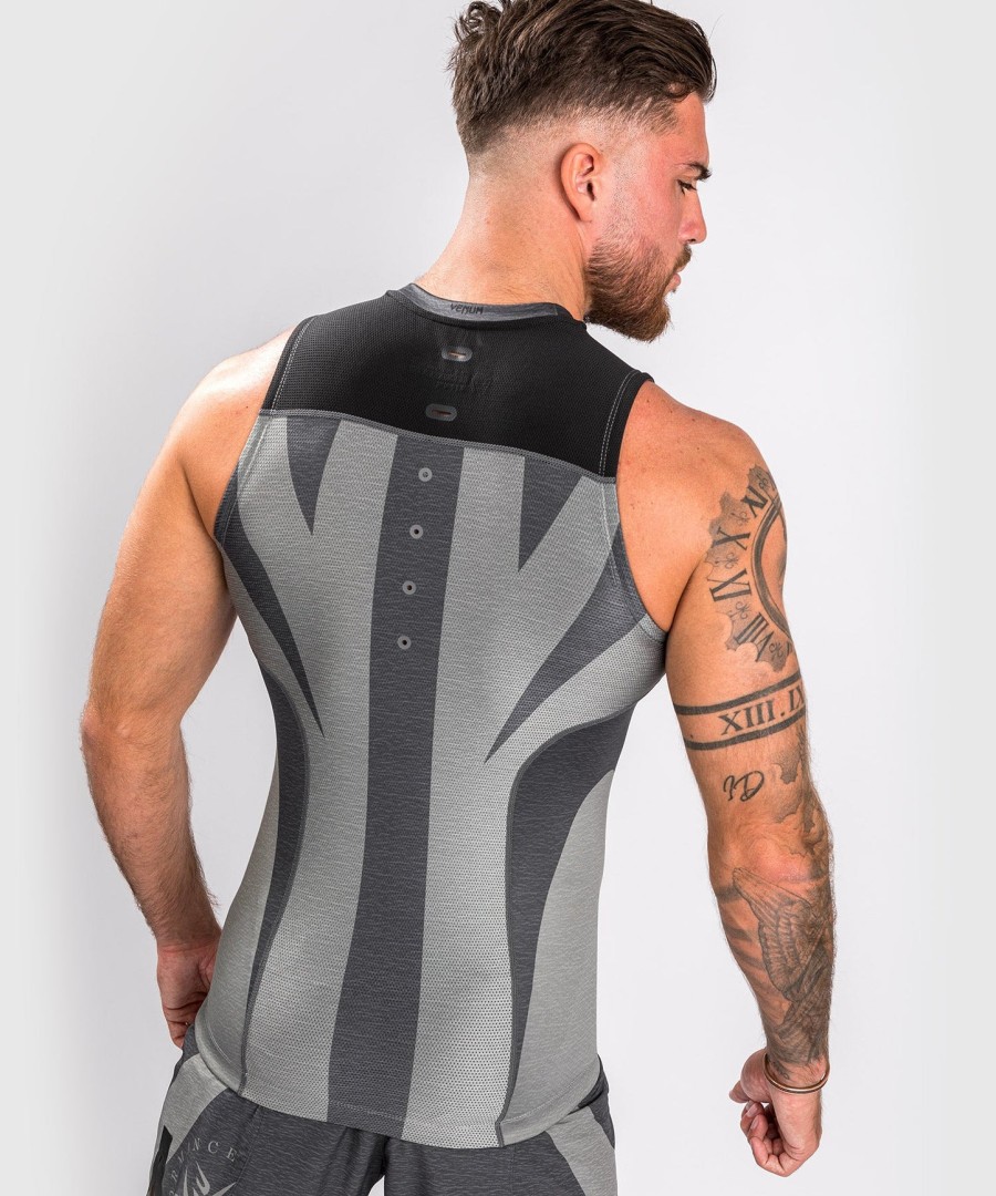 camiseta de proteção solar sem mangas venum stone - verde mineral