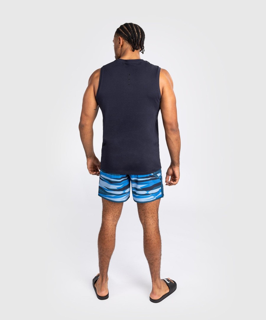 regata masculina venum rapid - cabeça de cobra - azul sombra