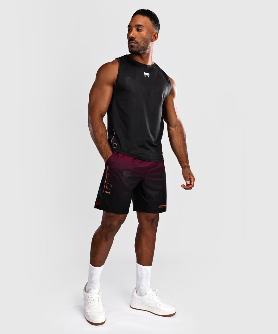 regata masculina venum tactical xt dry-tech - pretavermelha fogo