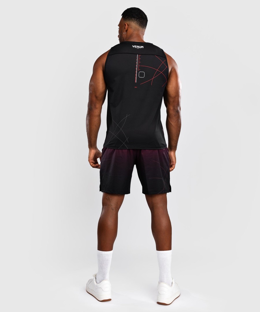 regata masculina venum tactical xt dry-tech - pretavermelha fogo