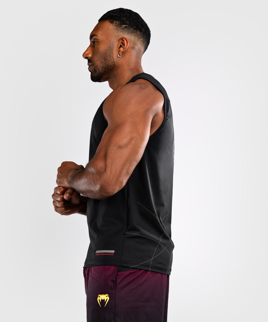 regata masculina venum tactical xt dry-tech - pretavermelha fogo