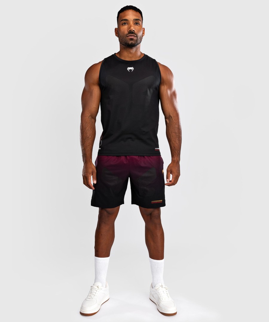 regata masculina venum tactical xt dry-tech - pretavermelha fogo