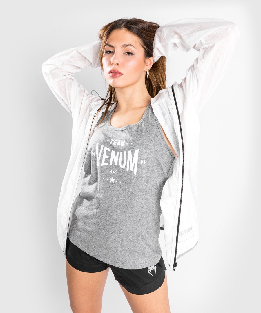 regata venum team 2.0 - feminina - cinza mescla claro