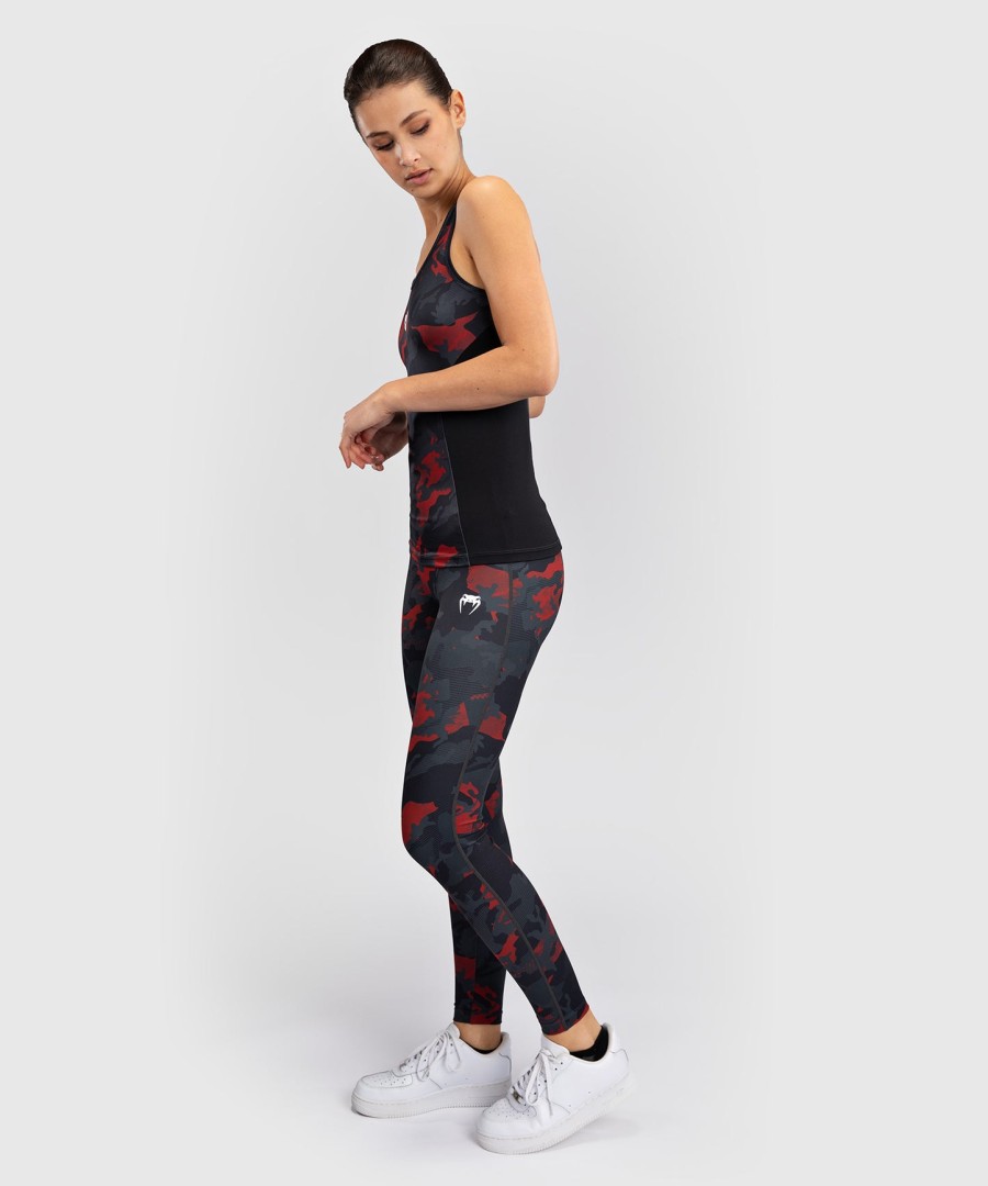 regata feminina venum x sophia rose - camuflagem vermelha urbana