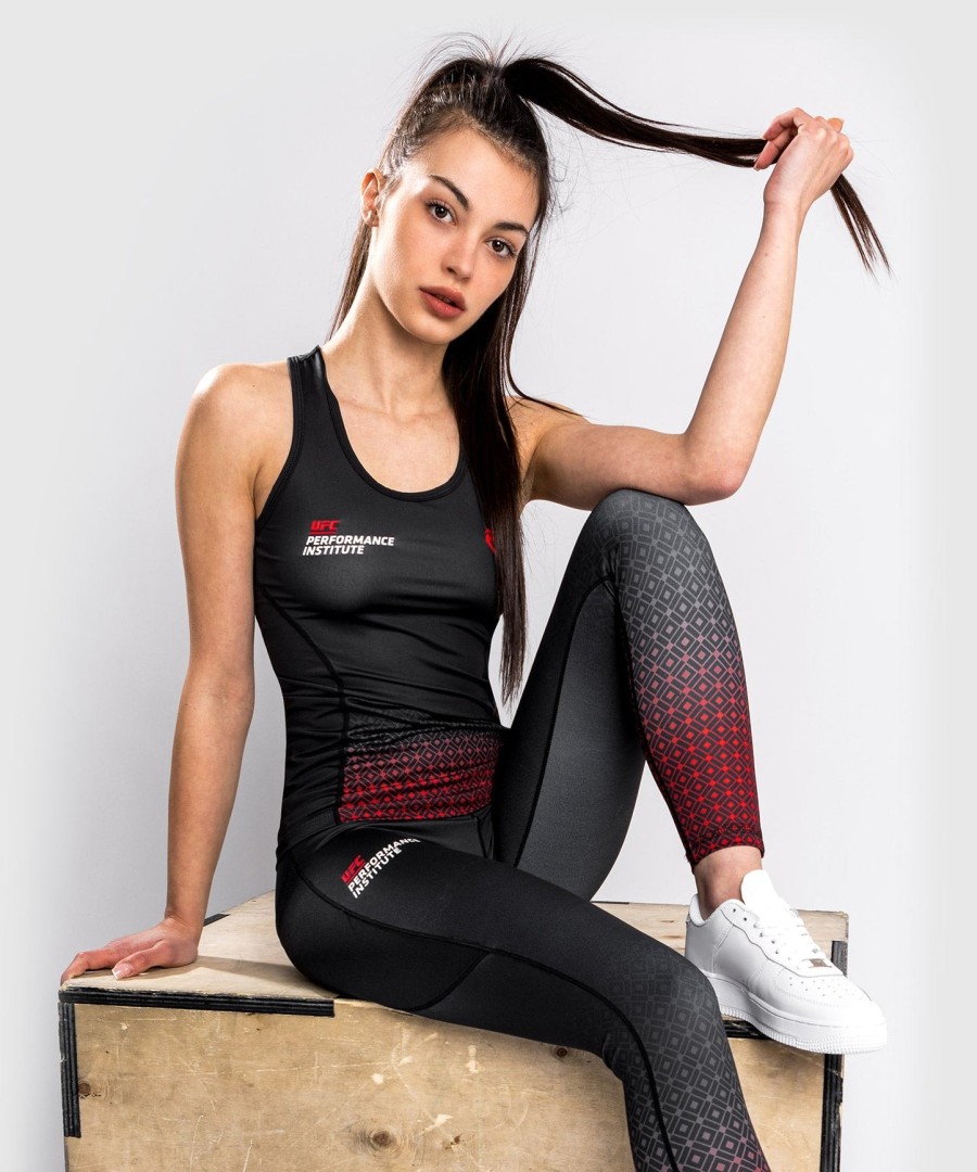 regata feminina ufc venum performance institute dry tech - pretavermelha