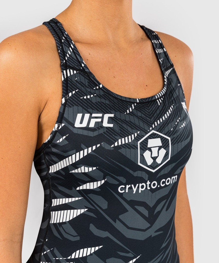 regata feminina ufc fusion by venum authentic fight night com sutiã embutido - preta
