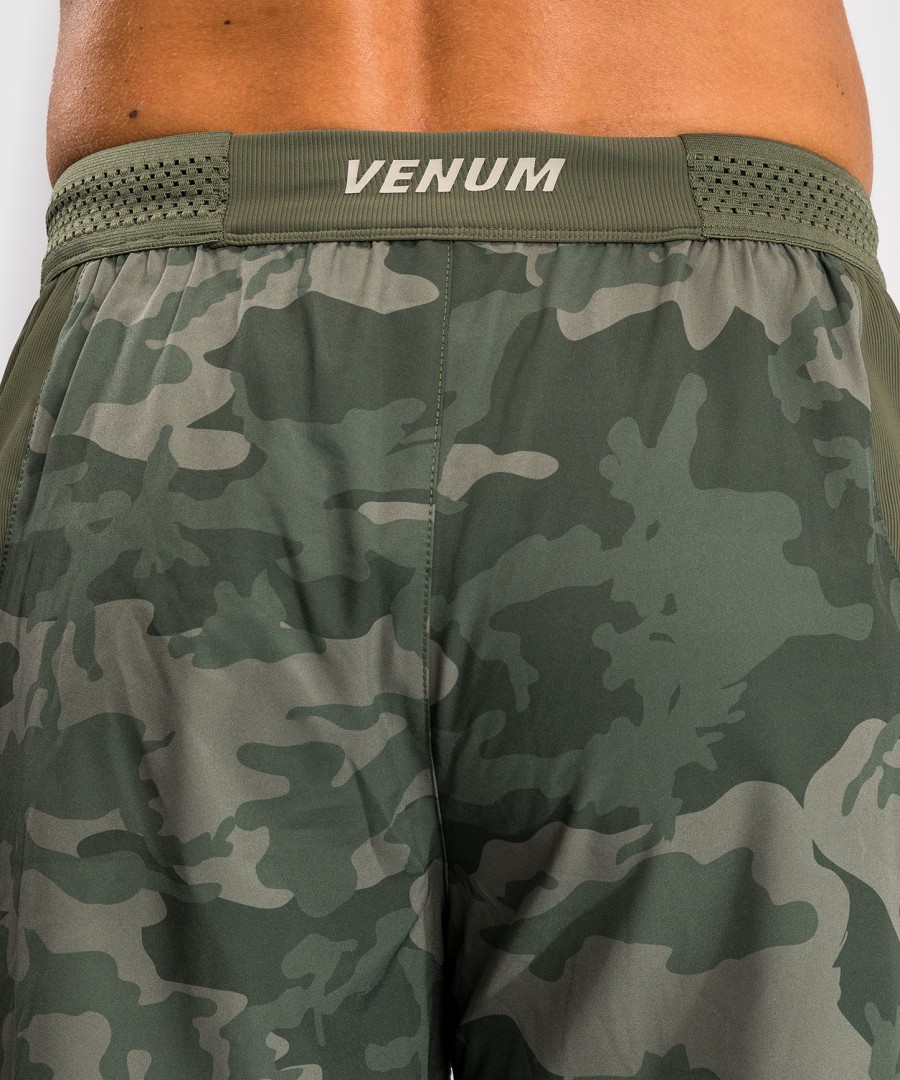 calções de treino masculinos venum g-fit air - camuflagem militar