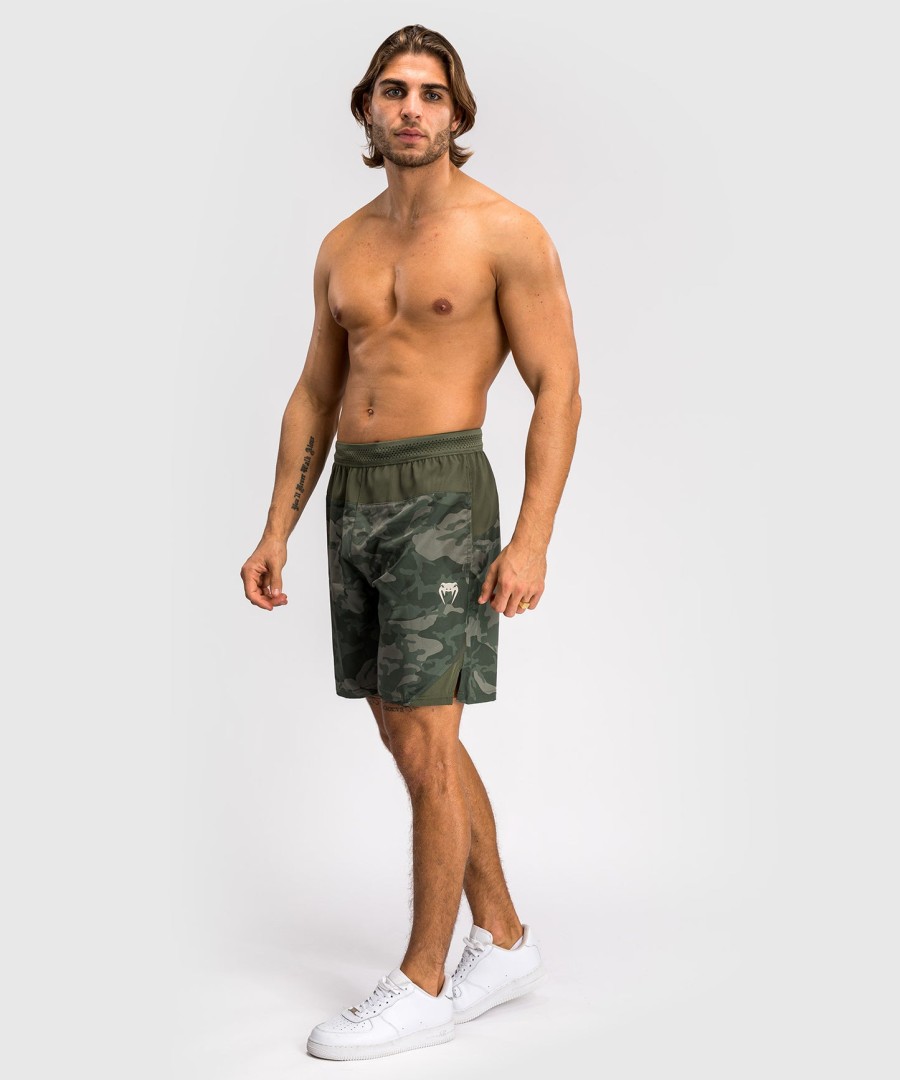 calções de treino masculinos venum g-fit air - camuflagem militar