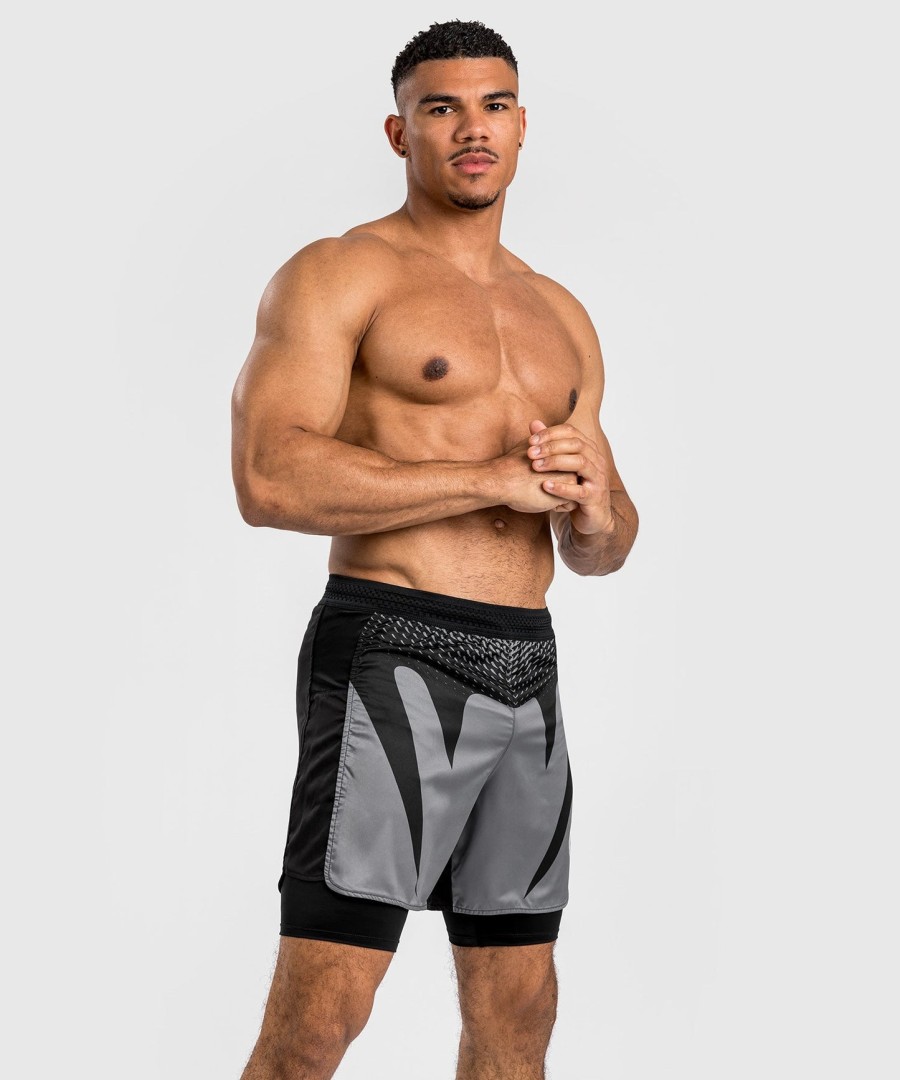 calções de luta venum attack para homem - preto