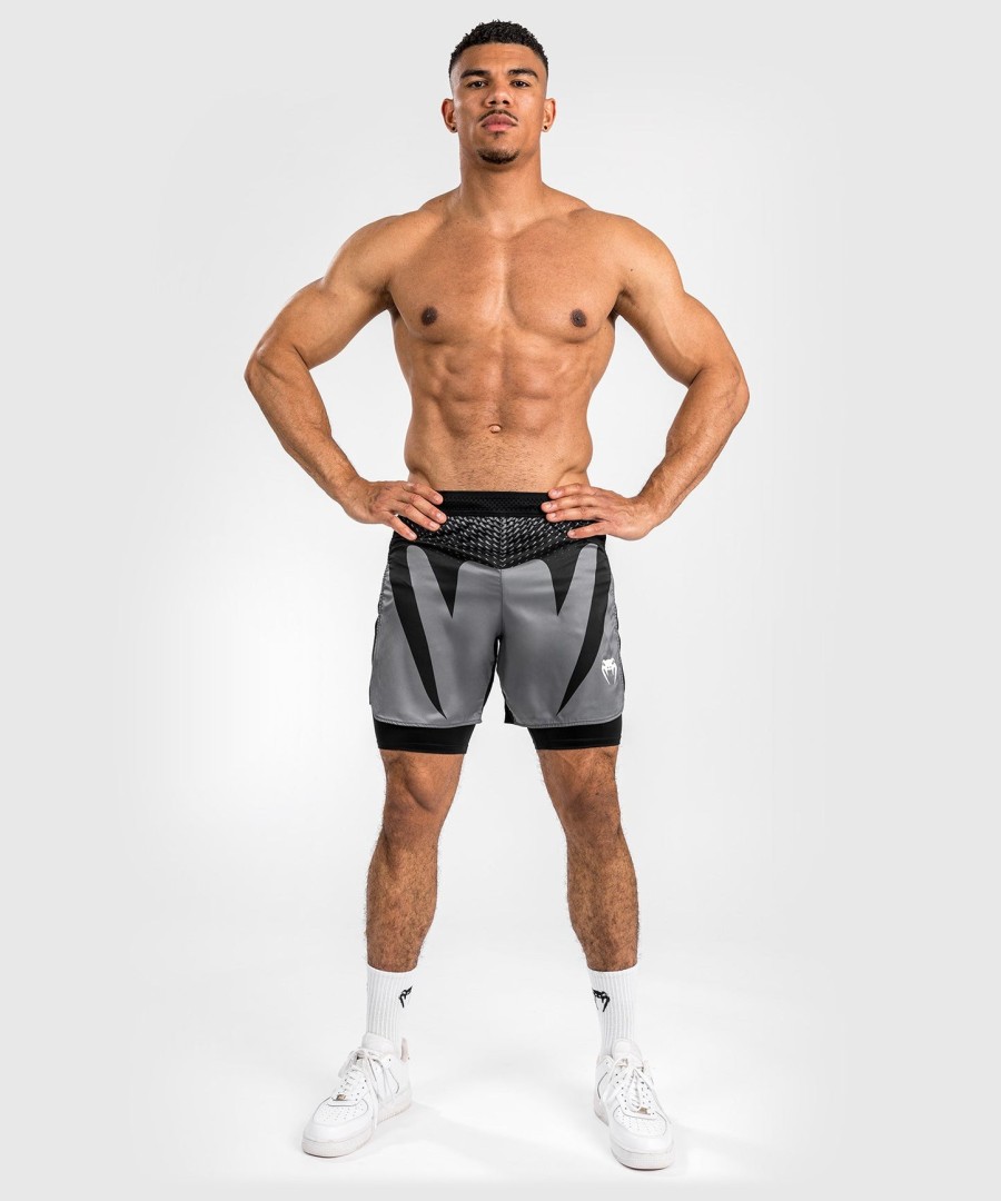 calções de luta venum attack para homem - preto