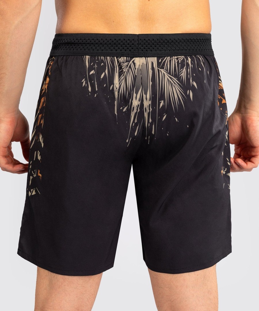 calções de treino venum tiger para homem - pretolaranja néon
