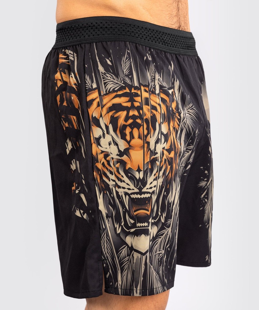 calções de treino venum tiger para homem - pretolaranja néon