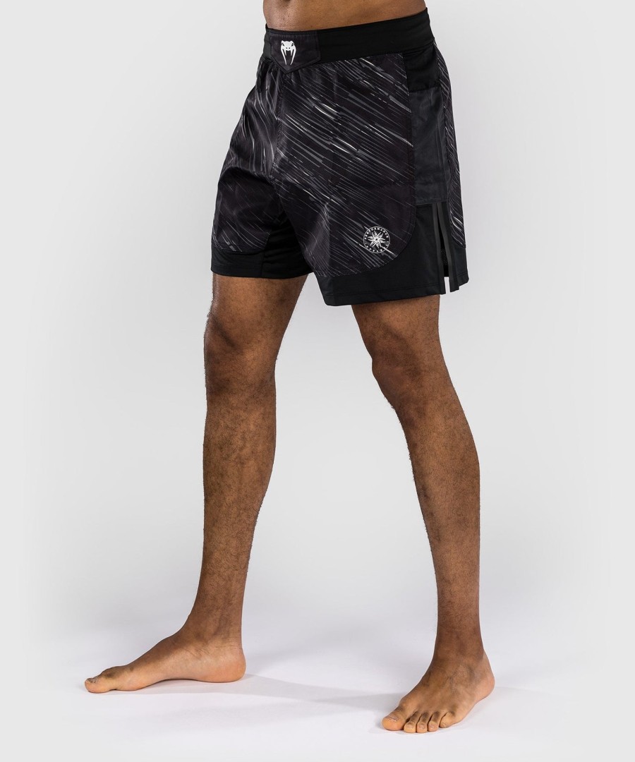 calções venum rapid fight - pretocinza tempestade