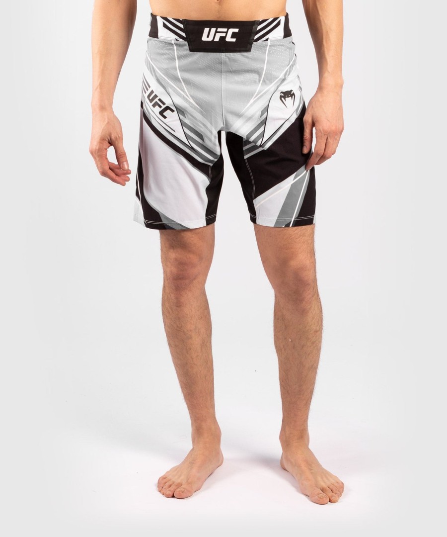 calção masculino ufc venum authentic fight night - corte longo - branco