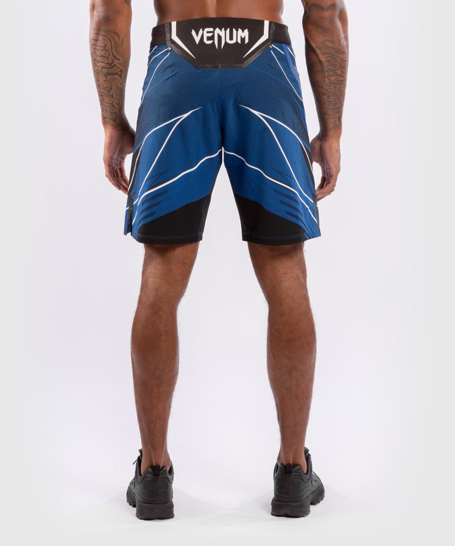 calção masculino ufc venum authentic fight night - comprimento longo - azul