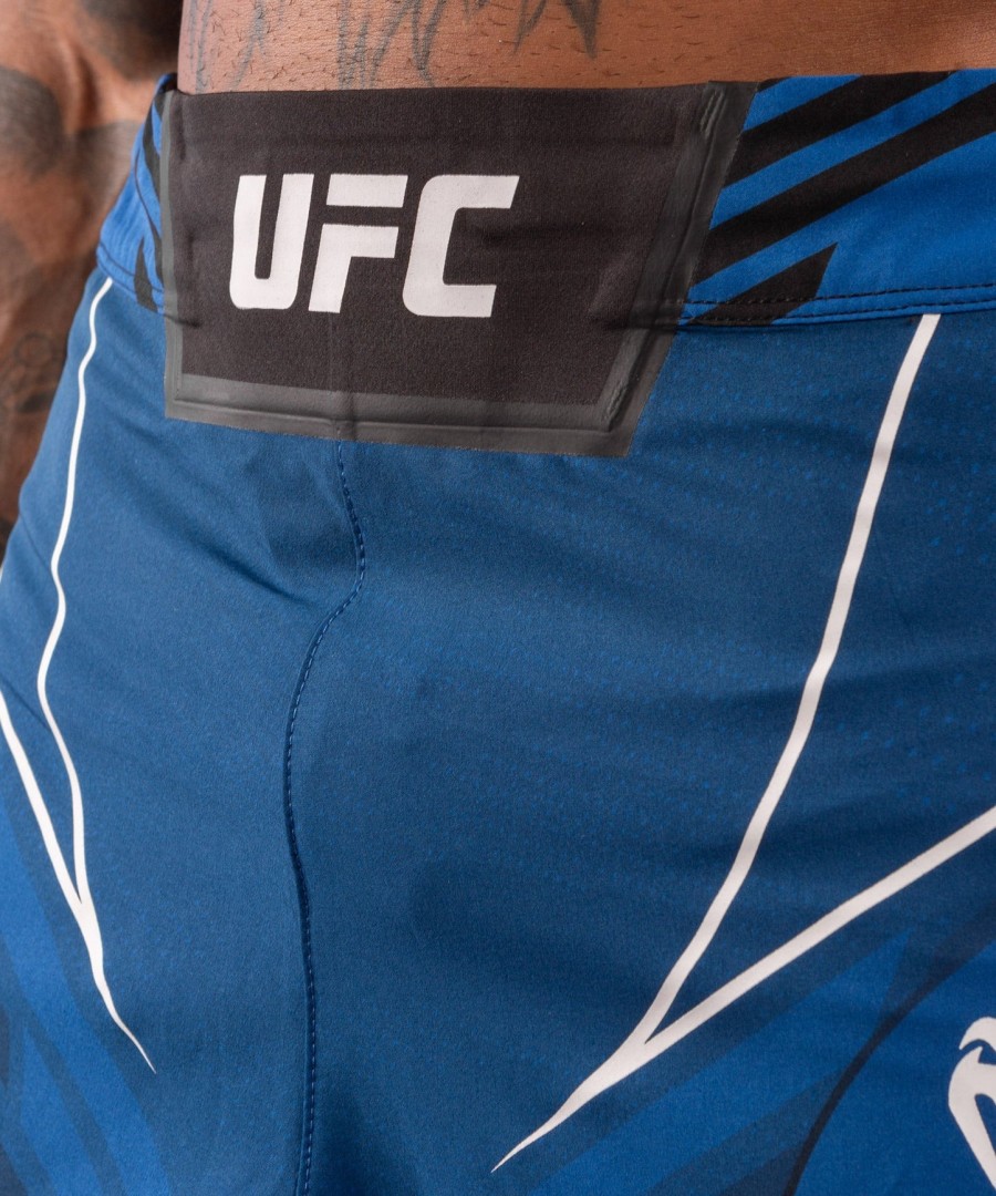 calção masculino ufc venum authentic fight night - comprimento longo - azul