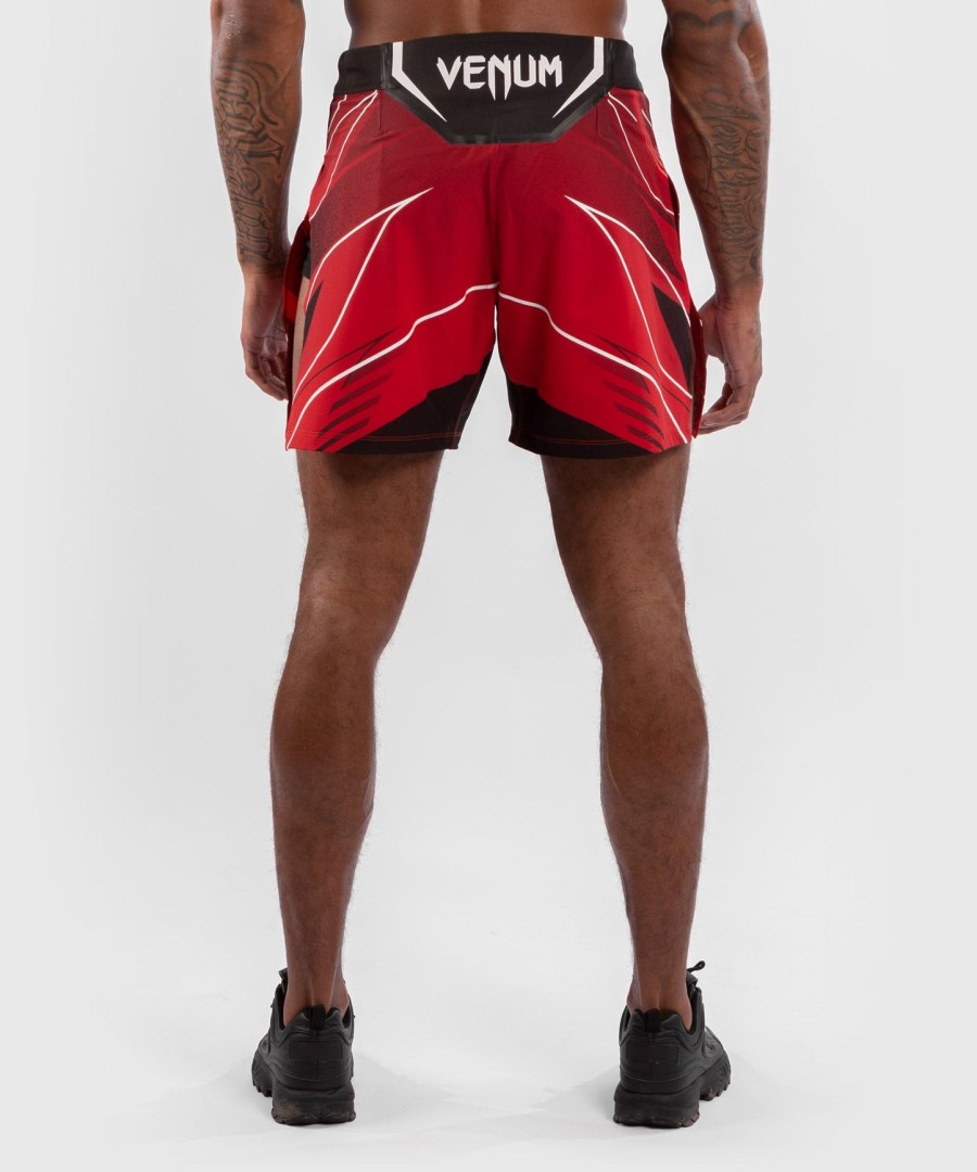 calção gladiador masculino autêntico ufc venum fight night - vermelho