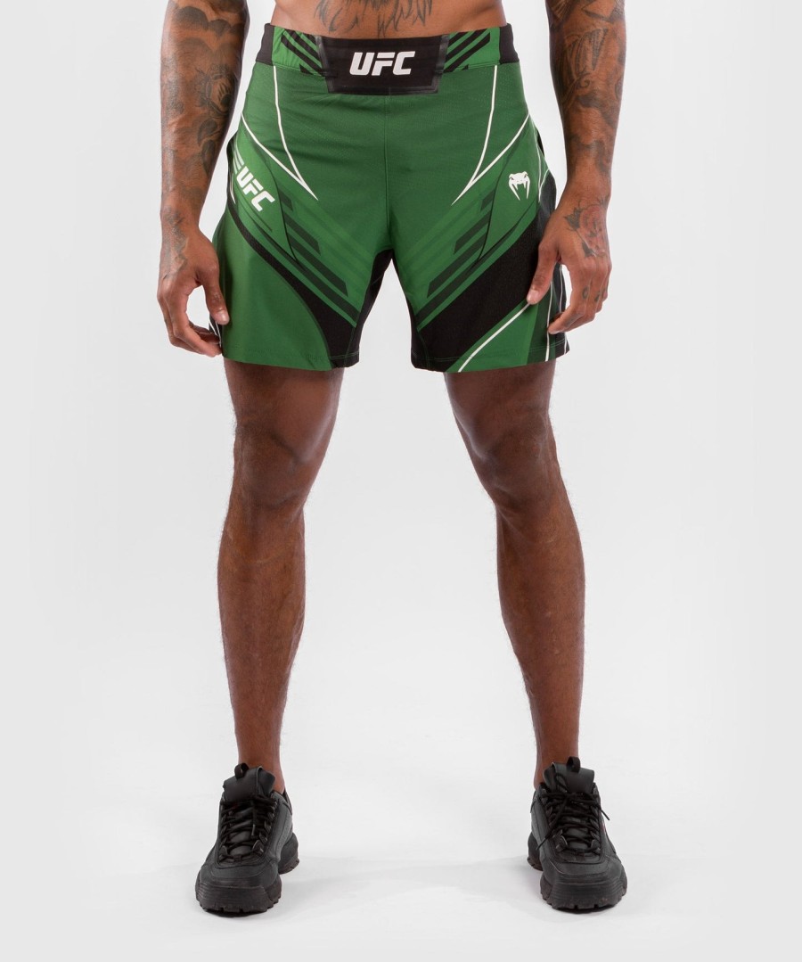 calção gladiador masculino autêntico ufc venum fight night - verde