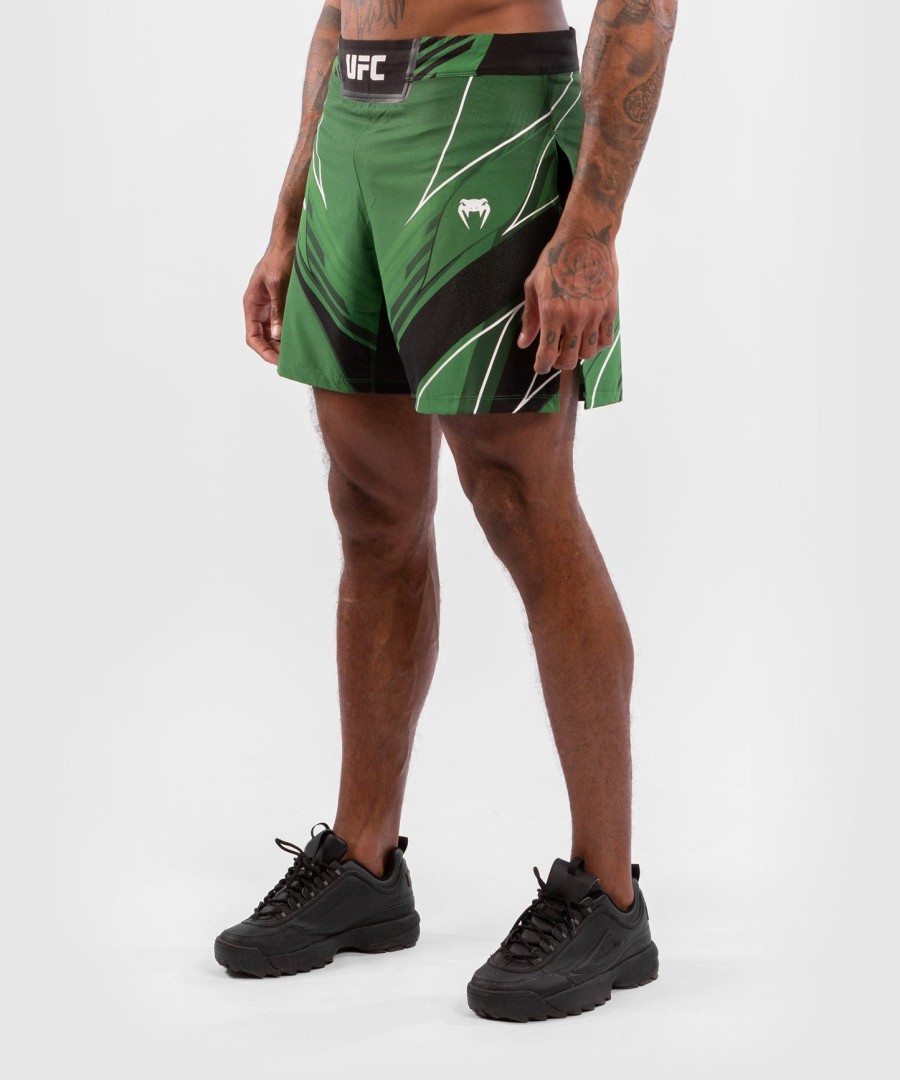 calção gladiador masculino autêntico ufc venum fight night - verde