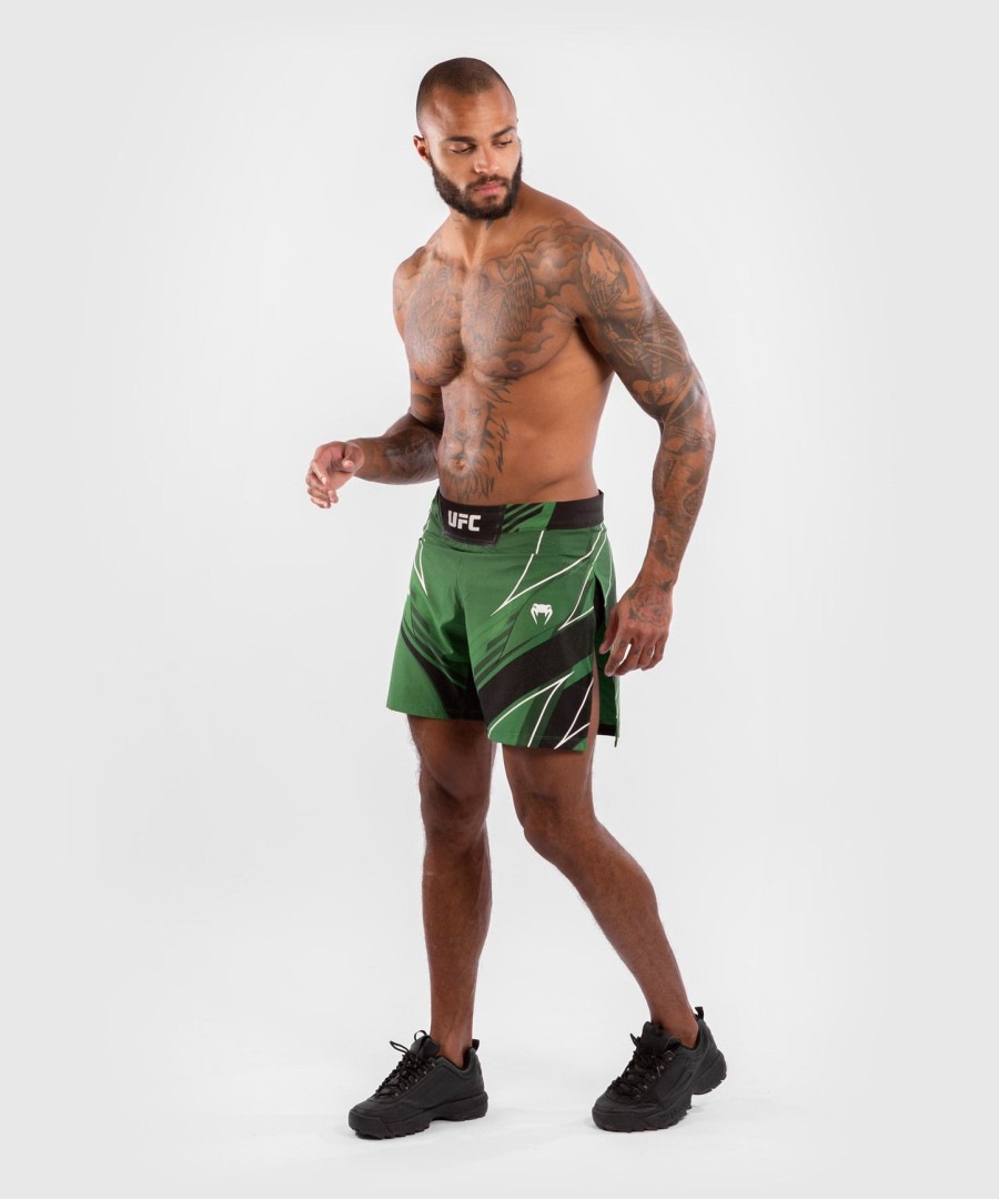 calção gladiador masculino autêntico ufc venum fight night - verde