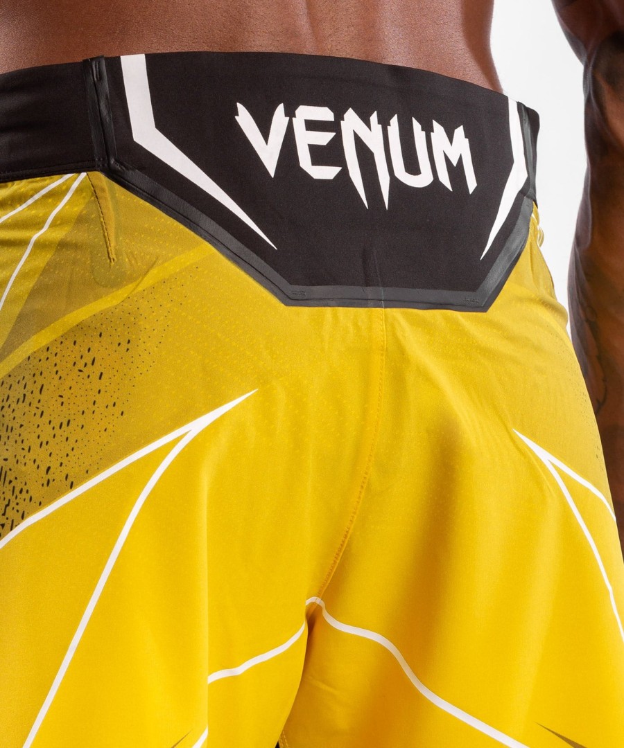 calção gladiador masculino autêntico ufc venum fight night - amarelo