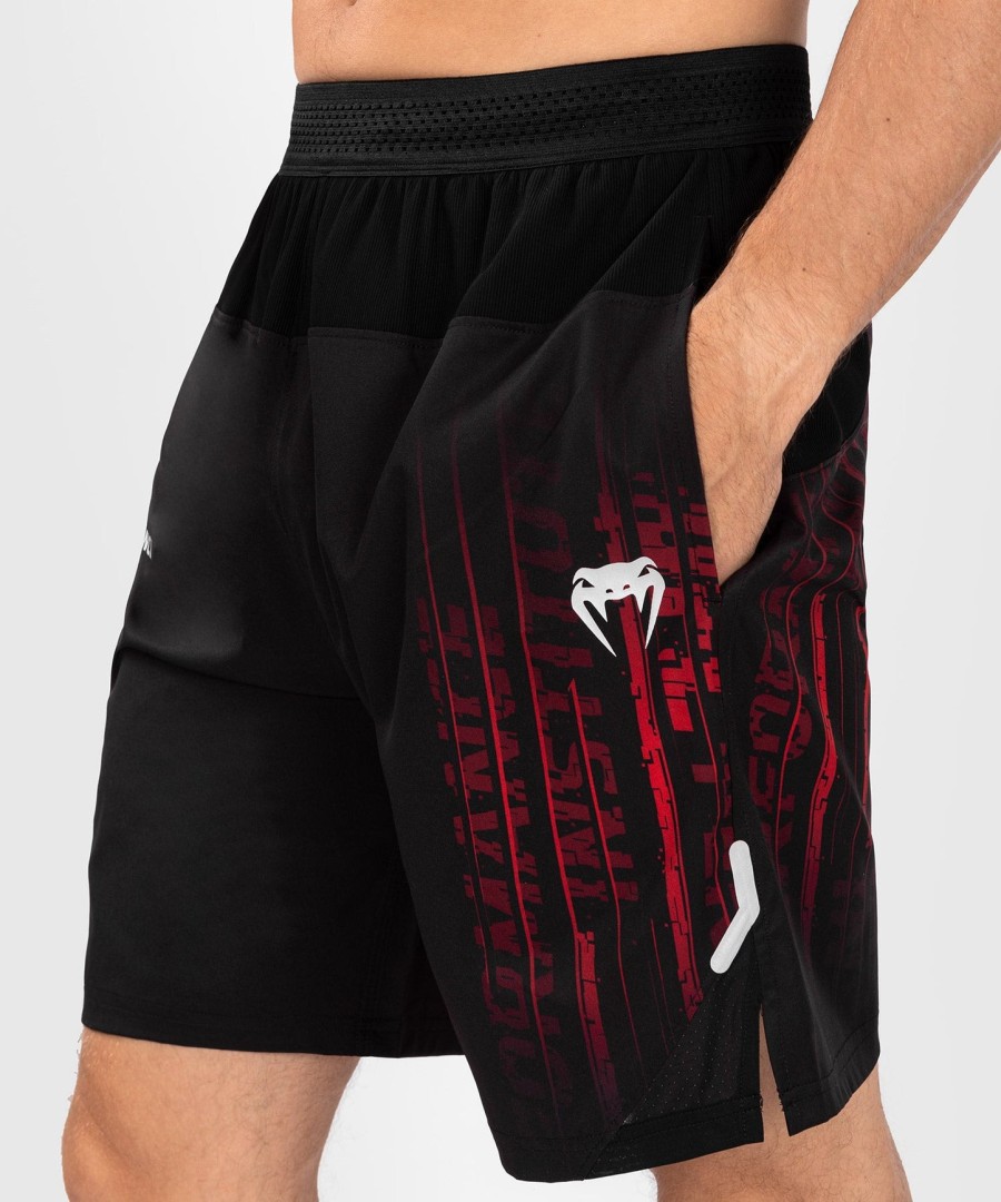 calção de performance masculino ufc venum performance institute 2.0 - pretovermelho