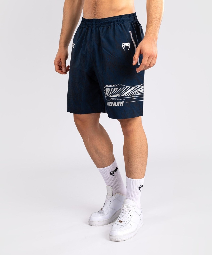 calção de performance masculino ufc fusion by venum fight week - azul oceânico
