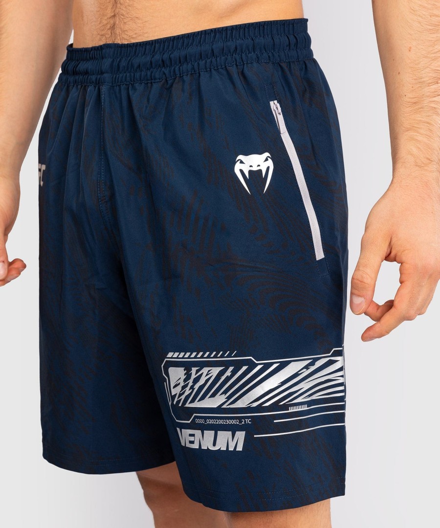 calção de performance masculino ufc fusion by venum fight week - azul oceânico