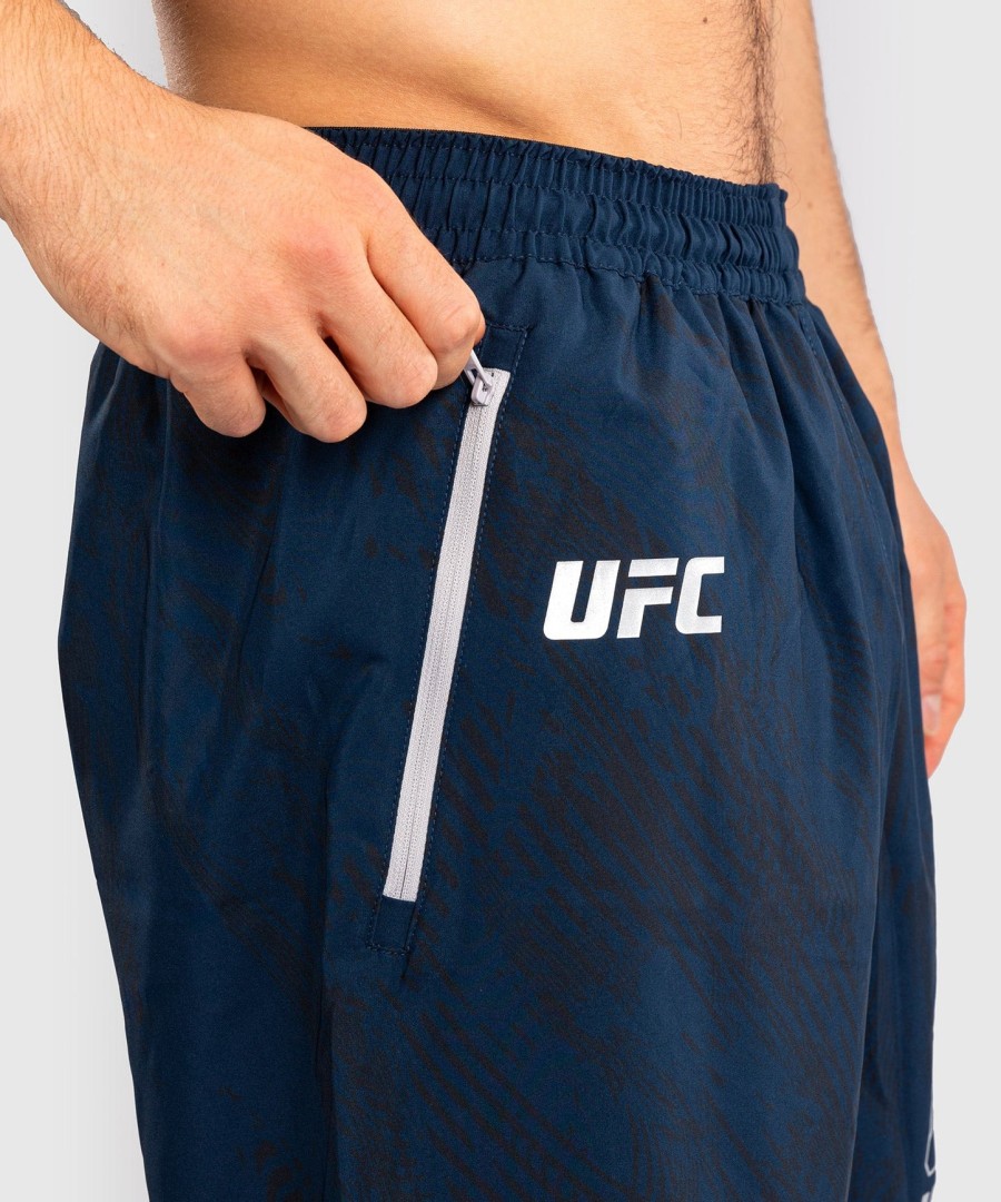 calção de performance masculino ufc fusion by venum fight week - azul oceânico
