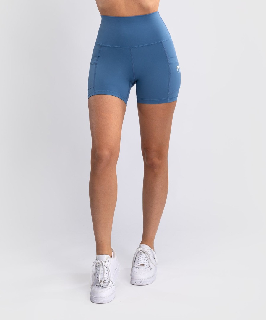calções de ciclismo femininos venum essential - azul tempestade