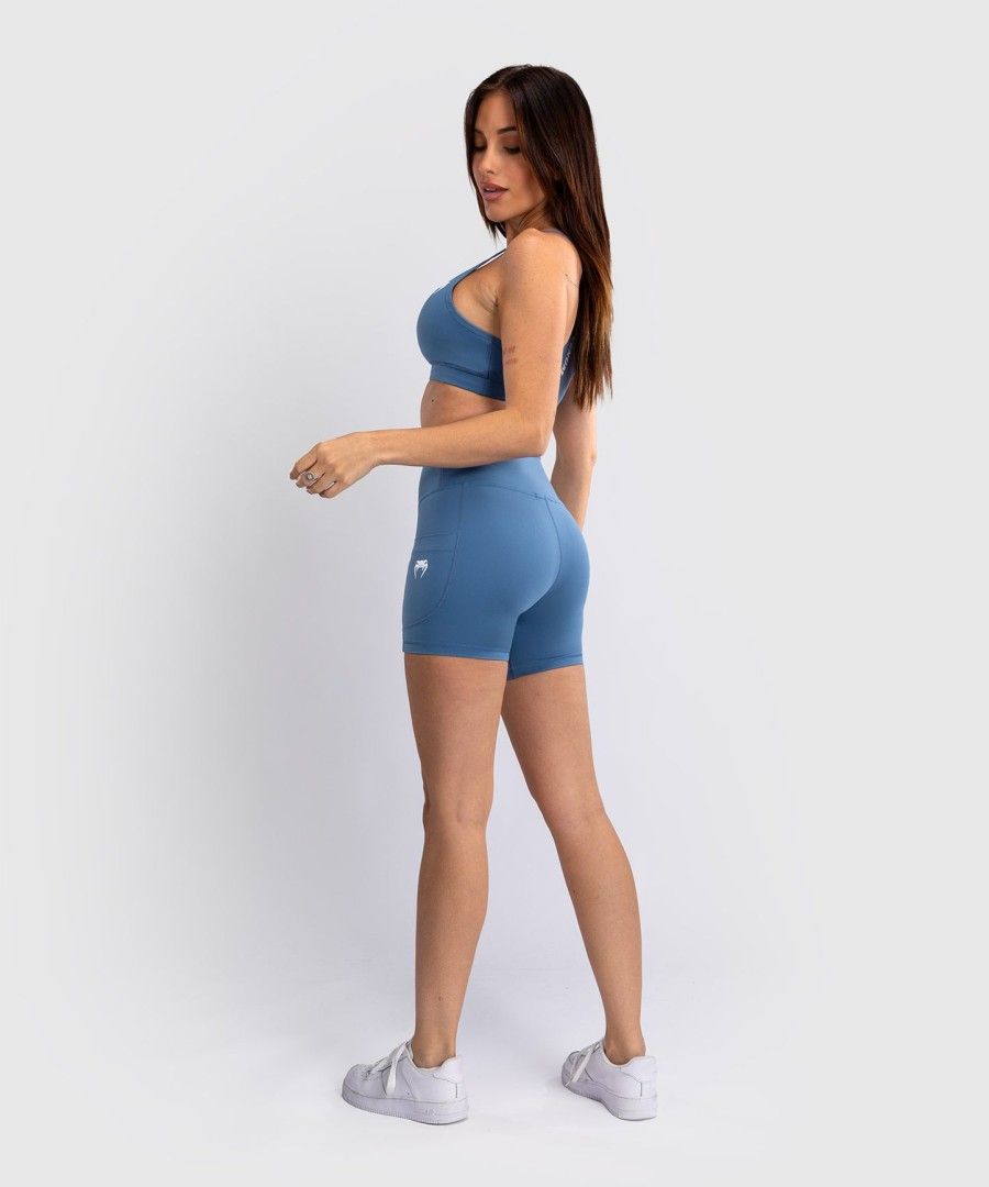 calções de ciclismo femininos venum essential - azul tempestade