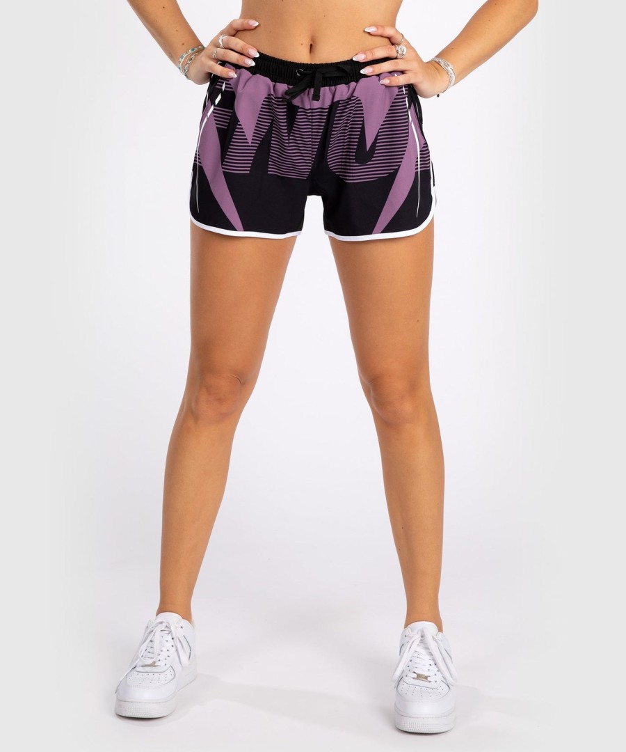 shorts de performance femininos venum adrenaline - roxo