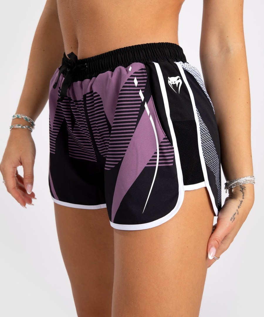 shorts de performance femininos venum adrenaline - roxo