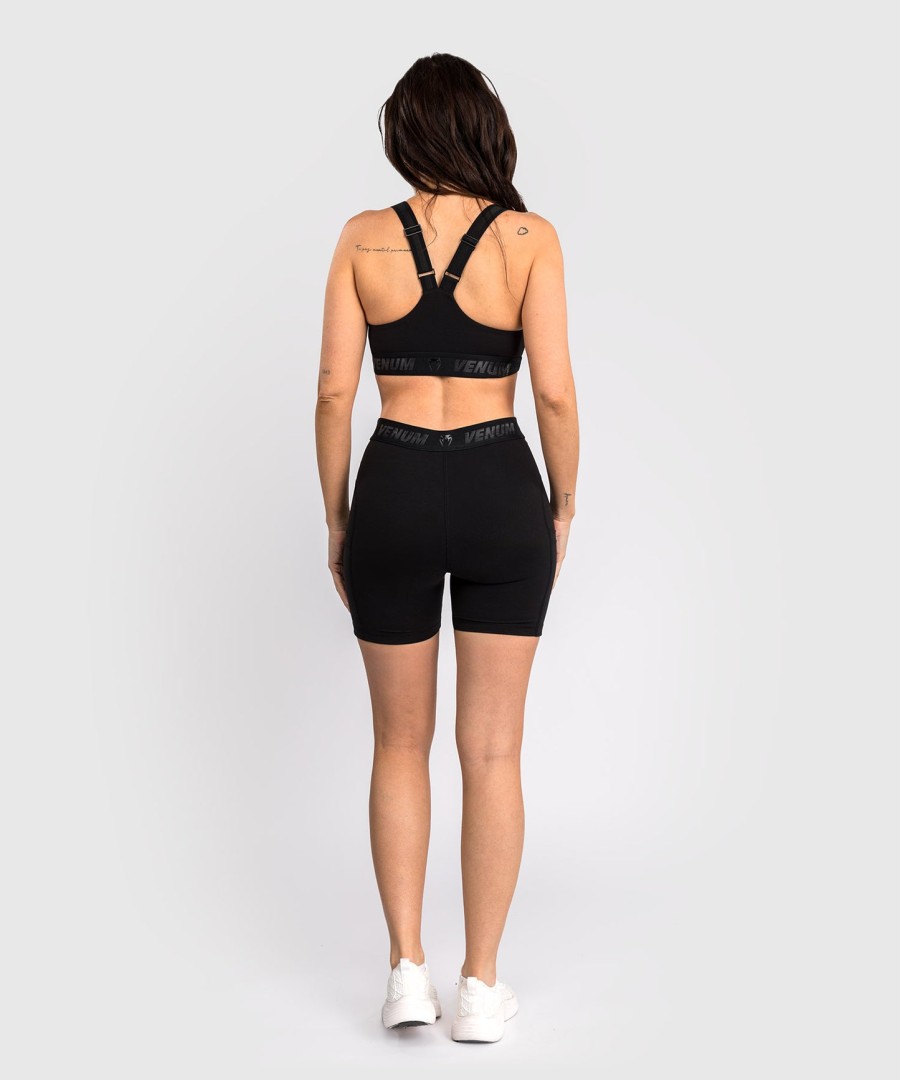 shorts venum elevate feminino longo valetudo - preto