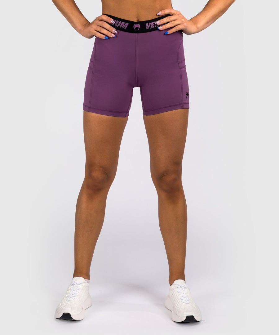 shorts venum elevate feminino longo valetudo - lilás