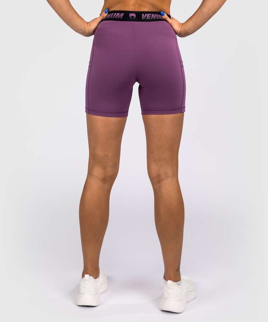 shorts venum elevate feminino longo valetudo - lilás
