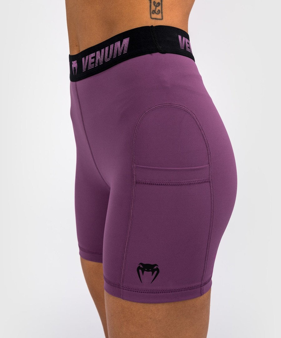 shorts venum elevate feminino longo valetudo - lilás