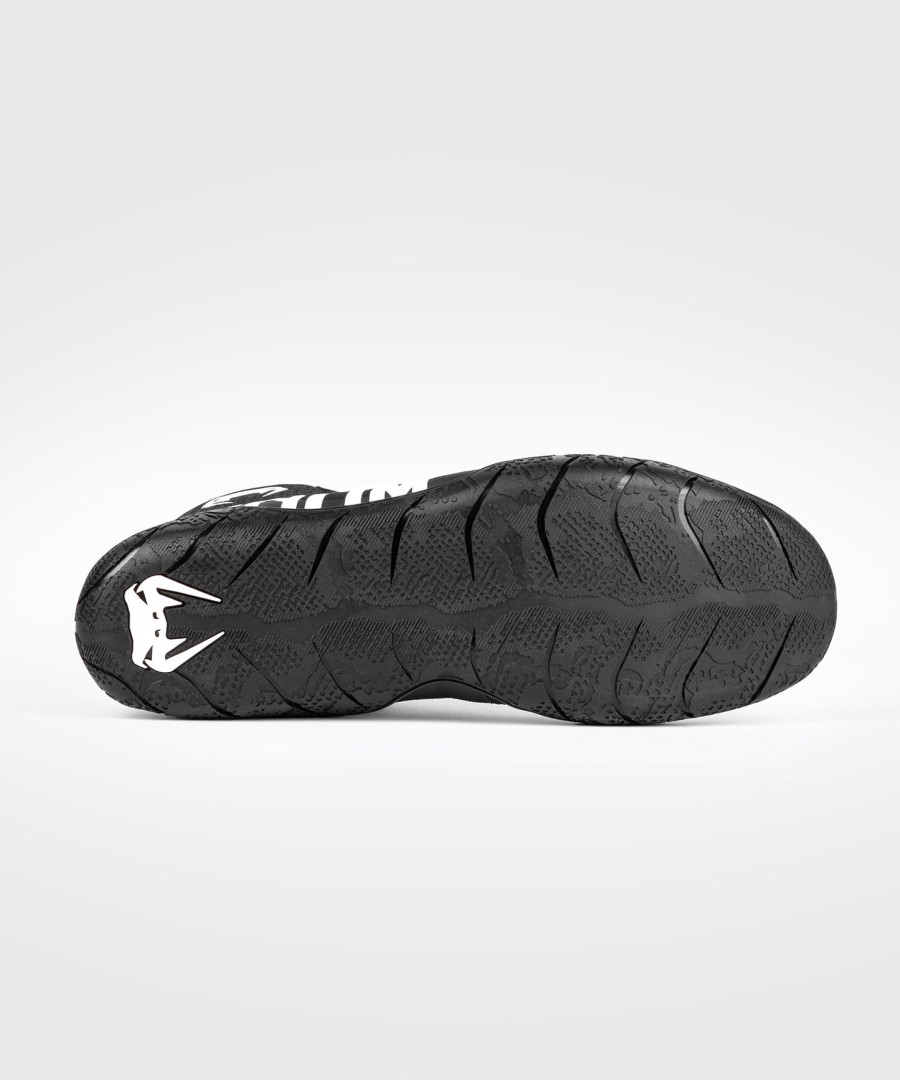 sapatos de luta livre venum elite - pretobranco