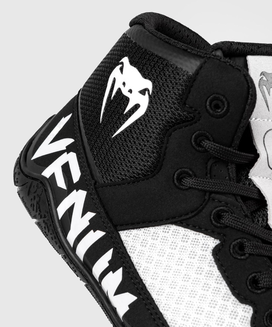 sapatos de luta livre venum elite - pretobranco