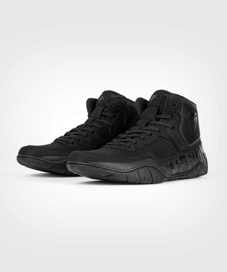 sapatos de luta livre venum elite - pretopreto
