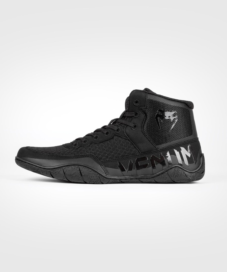 sapatos de luta livre venum elite - pretopreto