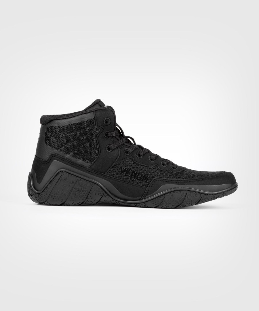 sapatos de luta livre venum elite - pretopreto