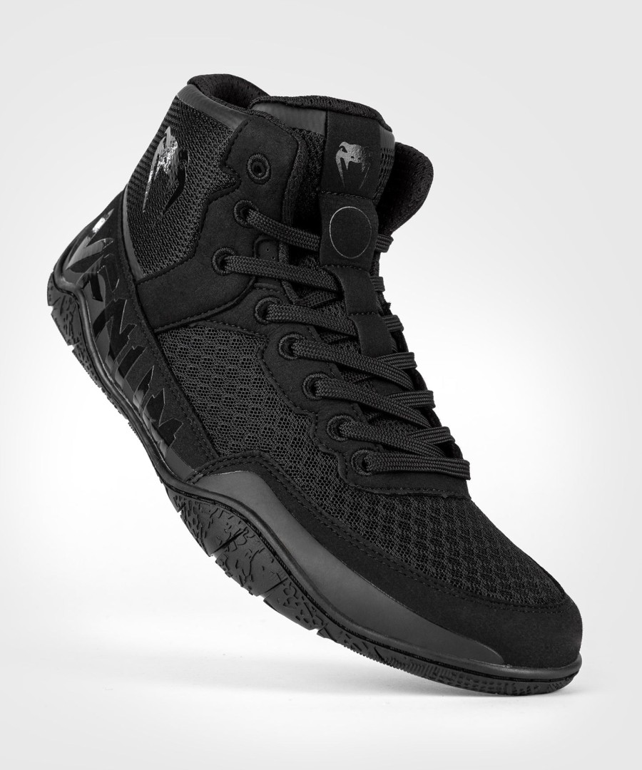 sapatos de luta livre venum elite - pretopreto
