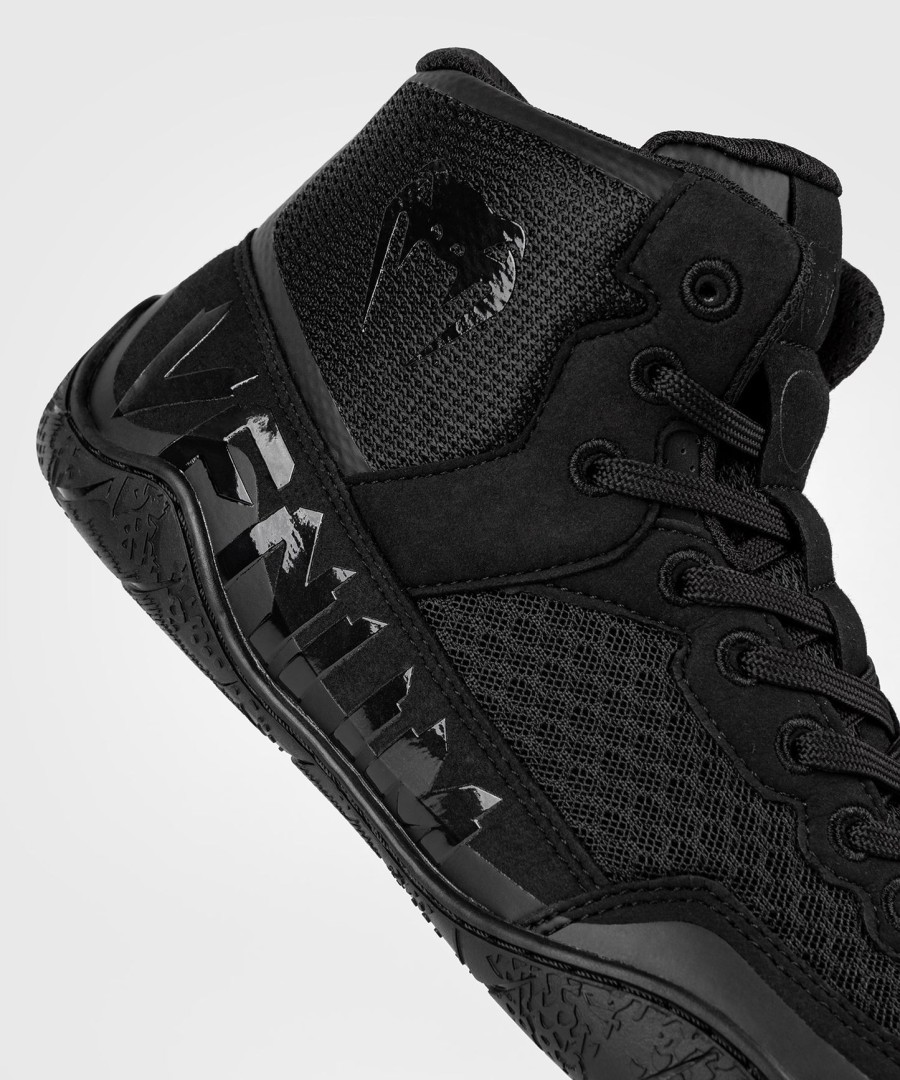 sapatos de luta livre venum elite - pretopreto